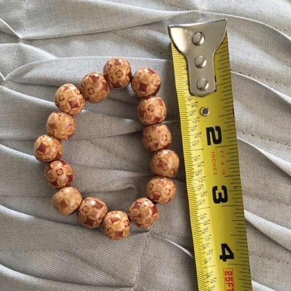 Bracelet elastic small womens ladies petite patterned slip on boho casual y2k - Picture 5 of 8